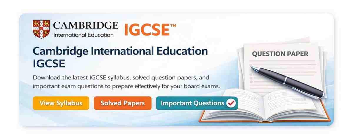 Cambridge International Education (IGCSE)